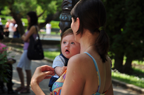 2 months old, he was diagnosed with Down syndrome